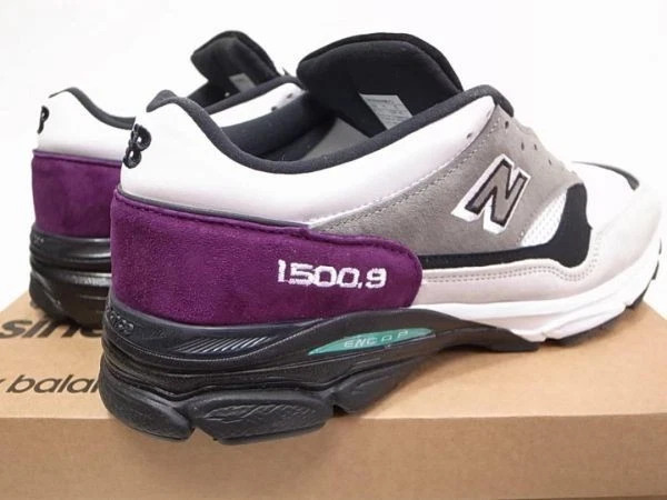 Zapatilla deportiva New Balance M15009EC blanca gris púrpura negra hecha en Inglaterra para hombre Us7 Foto 3 de 4