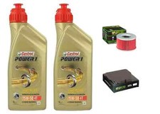 KIT/TAGLIANDO HONDA CBN 250 1978 1982 CASTROL POWER 1 15W50 FILTRO OLIO ARIA