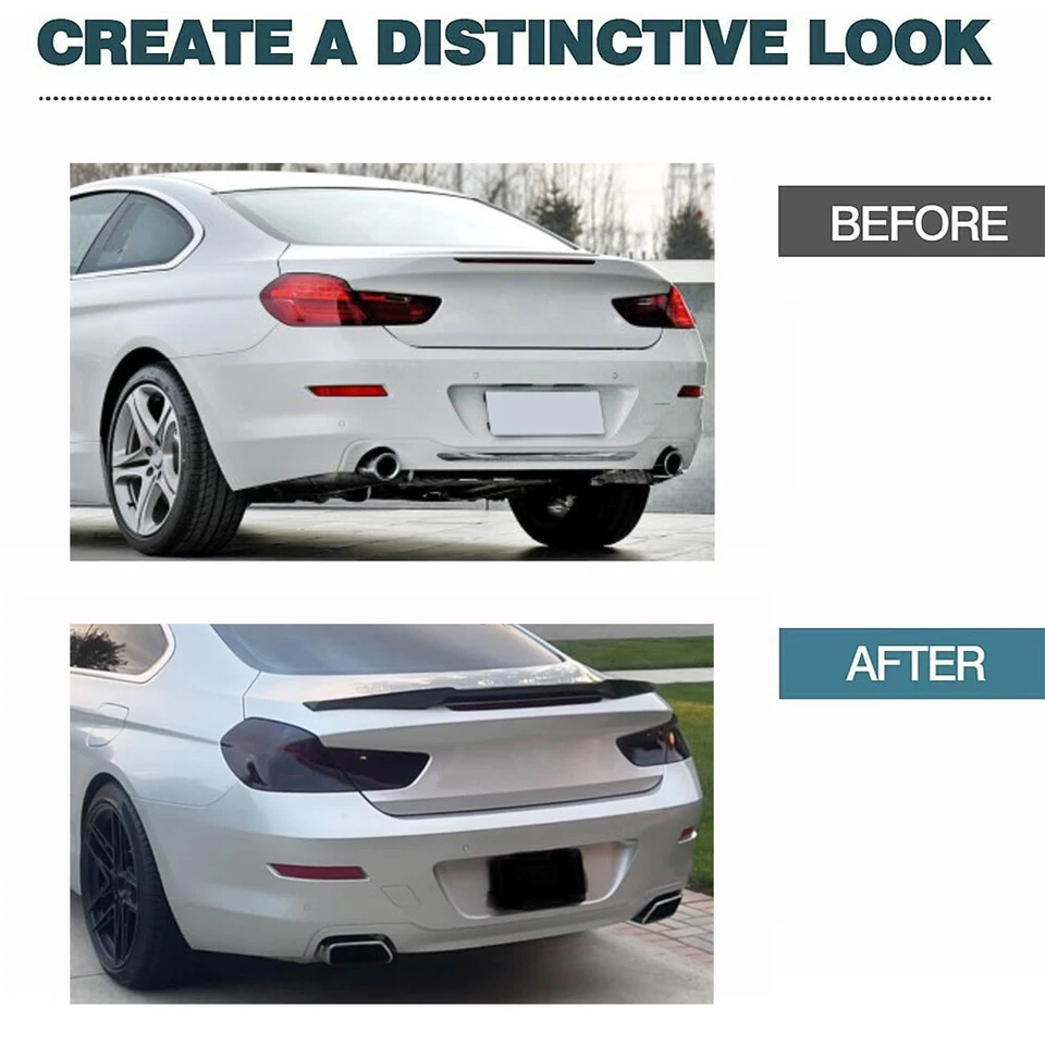 Спойлер крыло закраина заднего багажника из настоящего углерода для BMW F13 F06 640i 650i M6 2012-2018 годов выпуска - Изображение 4 из 4