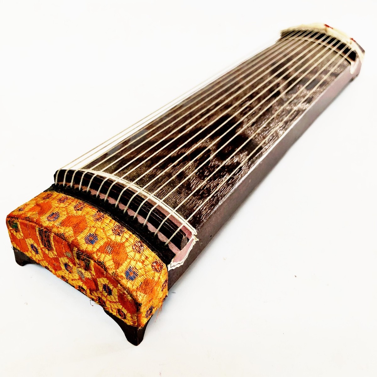 Japanese Miniature Koto Music Instrument Furniture String Display