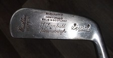 Antique Vintage Tom Turnbull Helensburgh Hickory Wood Shaft Golf Club Putter