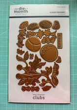 Spellbinders Large Die of the Month August 2023 Blooming Pomegranate