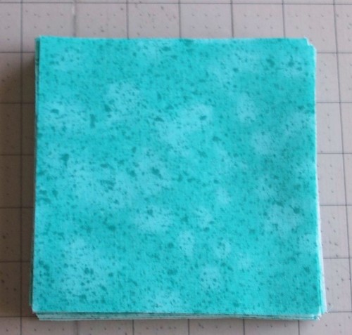 56 Caribbean Splatter Fabric 5 inch Quilt Squares Charm pack
