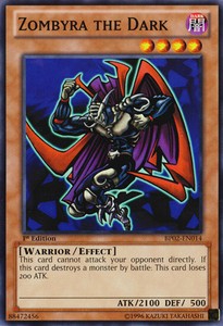 Zombyra the Dark - BP02-EN014 - Common - Unlimited Edition x3 - Near Mint