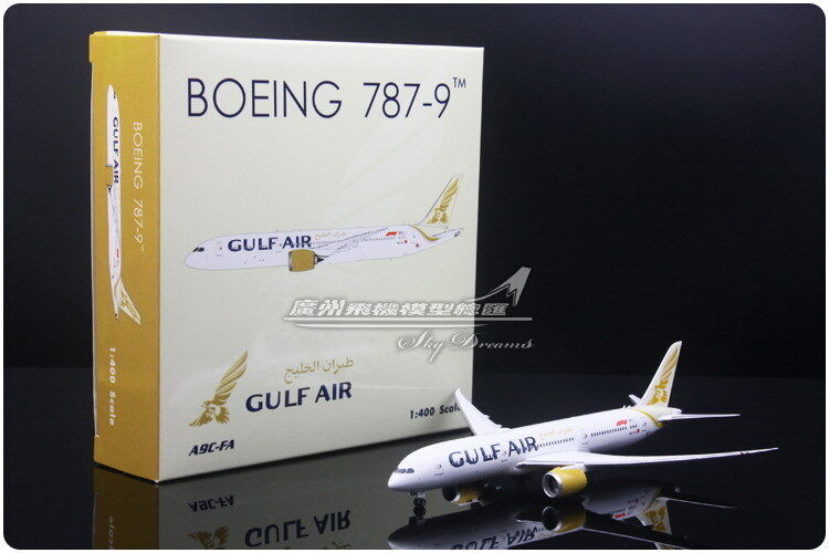 1:400 Phoenix GULF AIR BOEING 787-9 Passenger Airplane Diecast