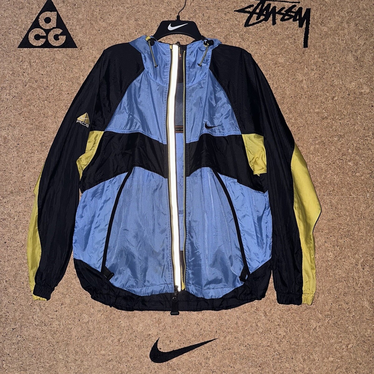 ジャケット・アウター 90s NIKE ACG anorak parka S navy Vintage 90s Nike ACG Light Jacket anorak Navy Men's XL