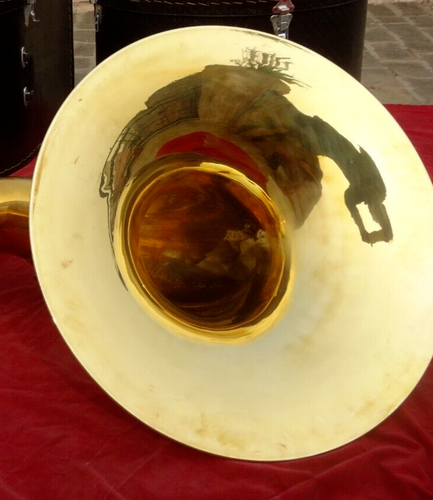 ISousaphone Horn Bell 22 Inches Diameter Made of Pure Brass With Free Bag - Picture 4 of 5