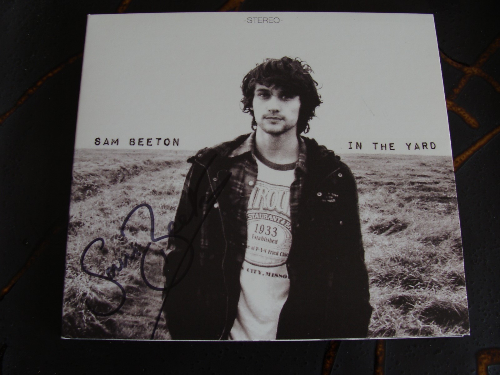 Slip Album: Sam Beeton : In The Yard : SIGNED