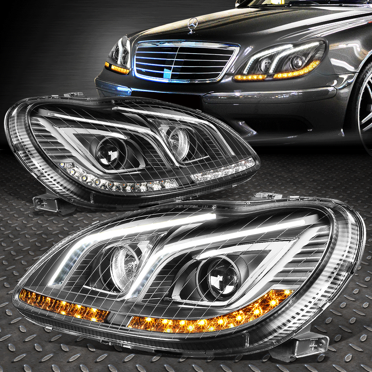 Mercedes w220 headlights discount