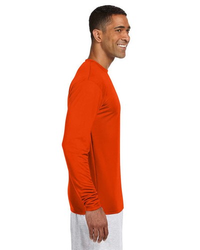 A4 N3165 Mens Polyester Cooling Performance Long Sleeve T Shirt Dri-Fit T-Shirt - Picture 5 of 41