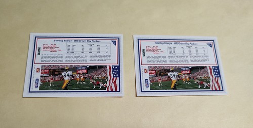 1992 ALL-WORLD Sterling Sharpe Green Bay Packers HOF - Picture 2 of 2