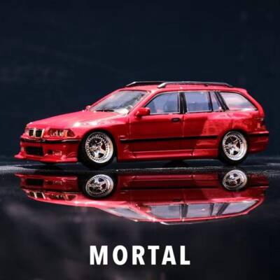 1:64 Mortal E36 3-Series Four Door Dtation Wagon Diecast Toy Car