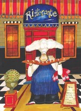 Ceramic Backsplash Tile Mural Chef Cook Kitchen/Bathroom - Chef at Ristorante