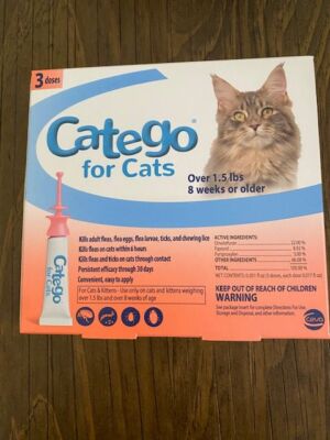 Catego for Cats Flea and Tick Topical, 3 Doses