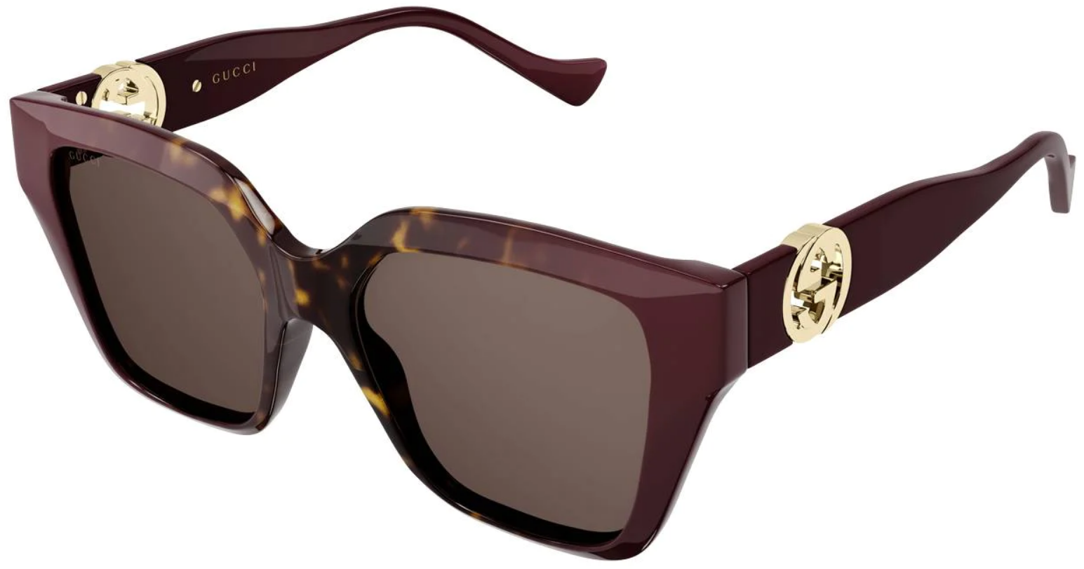 NEW Gucci GG1023S00354 Shiny Gold Sunglasses Retail 490+ S10