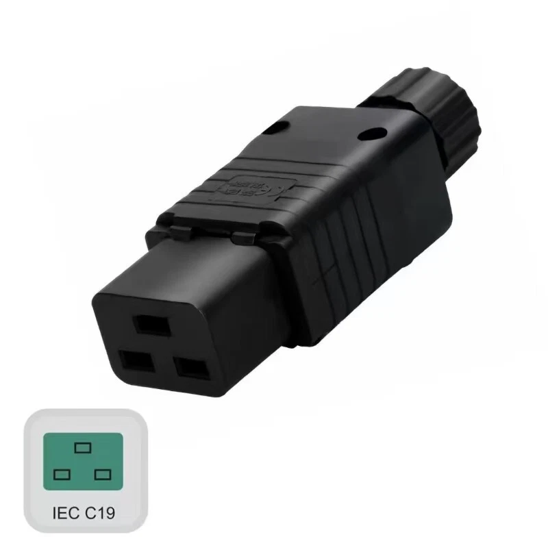 (5PACK)IEC 320 C19 Female Plug DIY Rewirable Power Connector Adaptor 250V AC 16A - Image 2 of 4