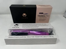 Calista TrianglPRO Triangl Pro Heated Hair Detailer Brush Shimmering Purple