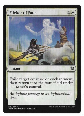 MTG Flicker of Fate Theros Beyond Death (THB) Common Magic MTG Flicker of Fate Theros Beyond Death (THB) Common Magic