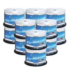 600 Optical Quantum 16x 4.7GB DVD R Shiny Silver Blank Media Discs OQBQDPR16ST