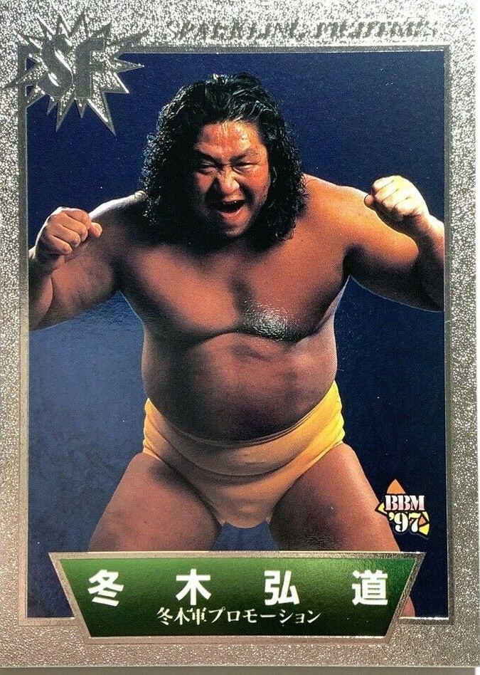 Kodo Fuyuki SF 109 Pro-Wrestling BBM 1997 Fight magazine rare card
