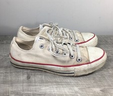 Vtg CONVERSE Chucks Tan All Star Low Top Shoes Mens Sneakers Kicks Sz 7 USA Made