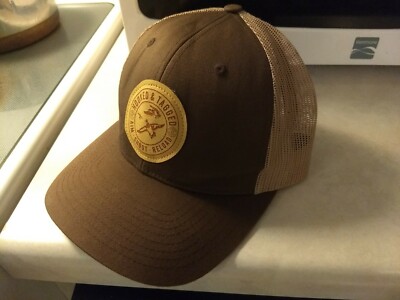 Hooked, Tagged Aim, Shoot, Reload. Adjustable BallCap Fishing & Hunting. Used.  
