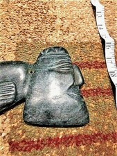 Pre-Columbian Jadeite Axe Figure (museum quality) - pristine condition