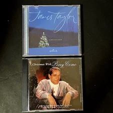 2 Christmas Music CD's James Taylor - A Christmas Album, Perry Como Christmas 