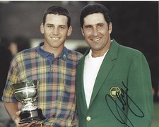 2017 MASTERS CHAMPION SERGIO GARCIA SIGNED 8X10 PHOTO GREEN JACKET JOSE MARIA