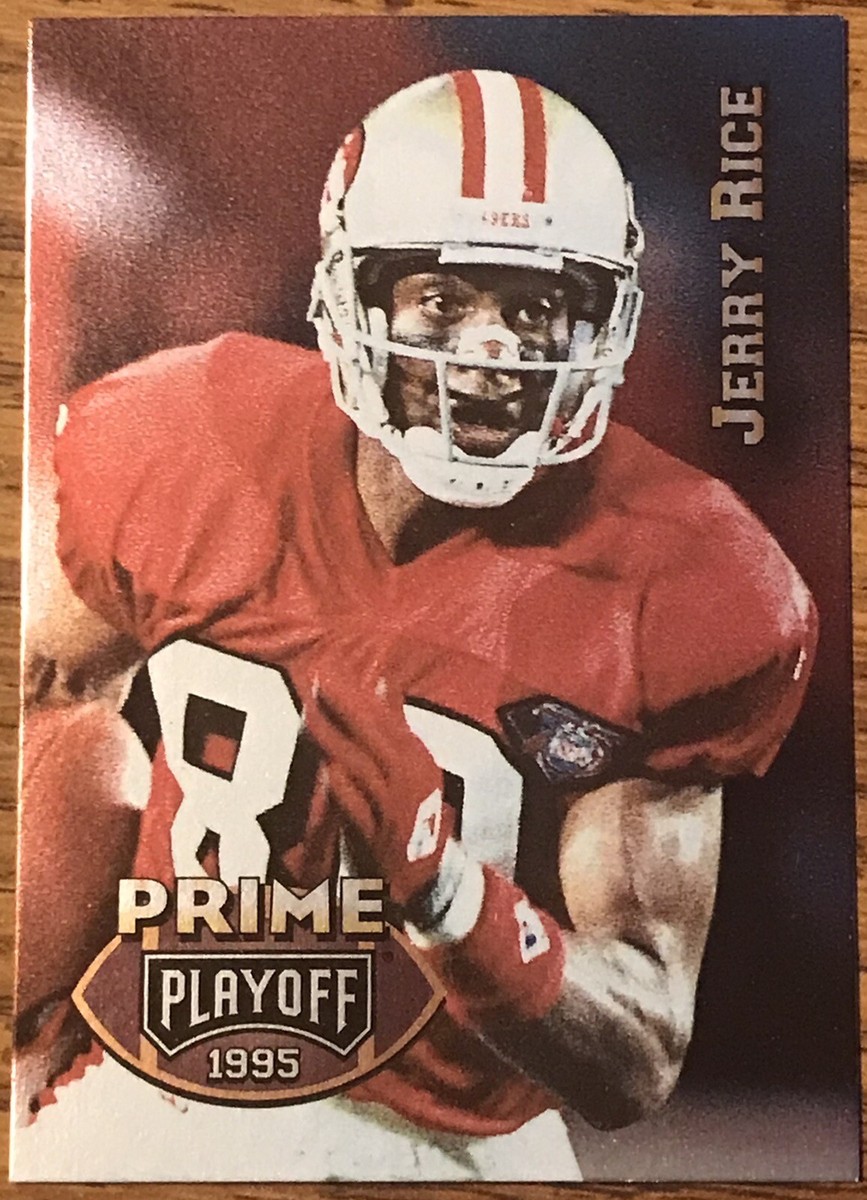 Jerry Rice 1995 Playoff Prime Football Card #100 SF 49ers NFL HOF