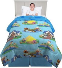Animal Crossing Comforter Twin Full Bed Set 2pc With Curtians