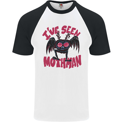Ich Habe Mothman Herren S/S Baseball T-Shirt Gesehen
