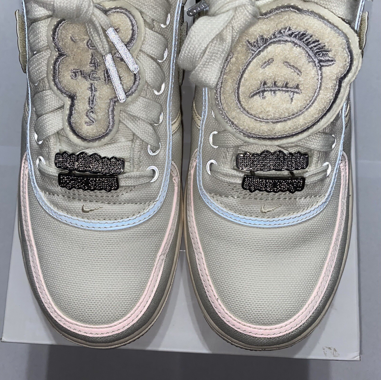 Size 10 - Nike Air Force 1 x Travis Scott Sail 2018 for sale online | eBay