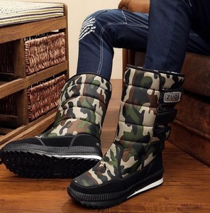 men's camouflage snow boots