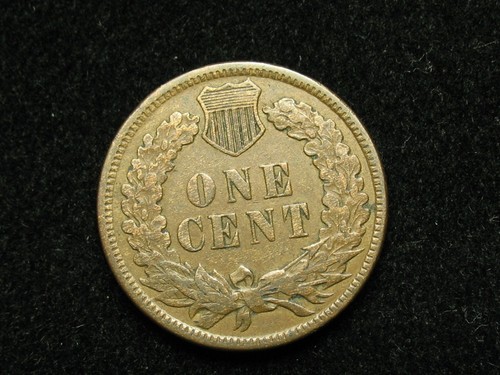 OLD COIN SALE!! AU 1884 INDIAN HEAD CENT PENNY w/ DIAMONDS & FULL LIBERTY #36e - Picture 2 of 2