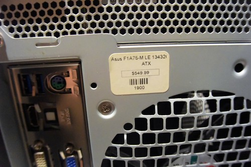 Custom Build PC Desktop (AMD A4-3400 2.7GHz 1GB ASUS F1A75-M MOBO) - NO HDD - Picture 6 of 6