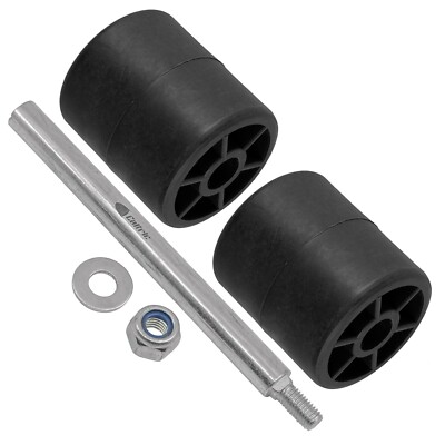 Caltric Deck Roller w/Rod For John Deere Z425 Z435 Z445 Z465 Zero Turn Mower