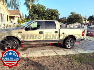 2009-2014 Ford F-150 Crew Cab Long Bed w/Flare Rocker Panel Trim 7 12Pc 2009-2014 Ford F-150 Crew Cab Long Bed w/Flare Rocker Panel Trim 7 12Pc