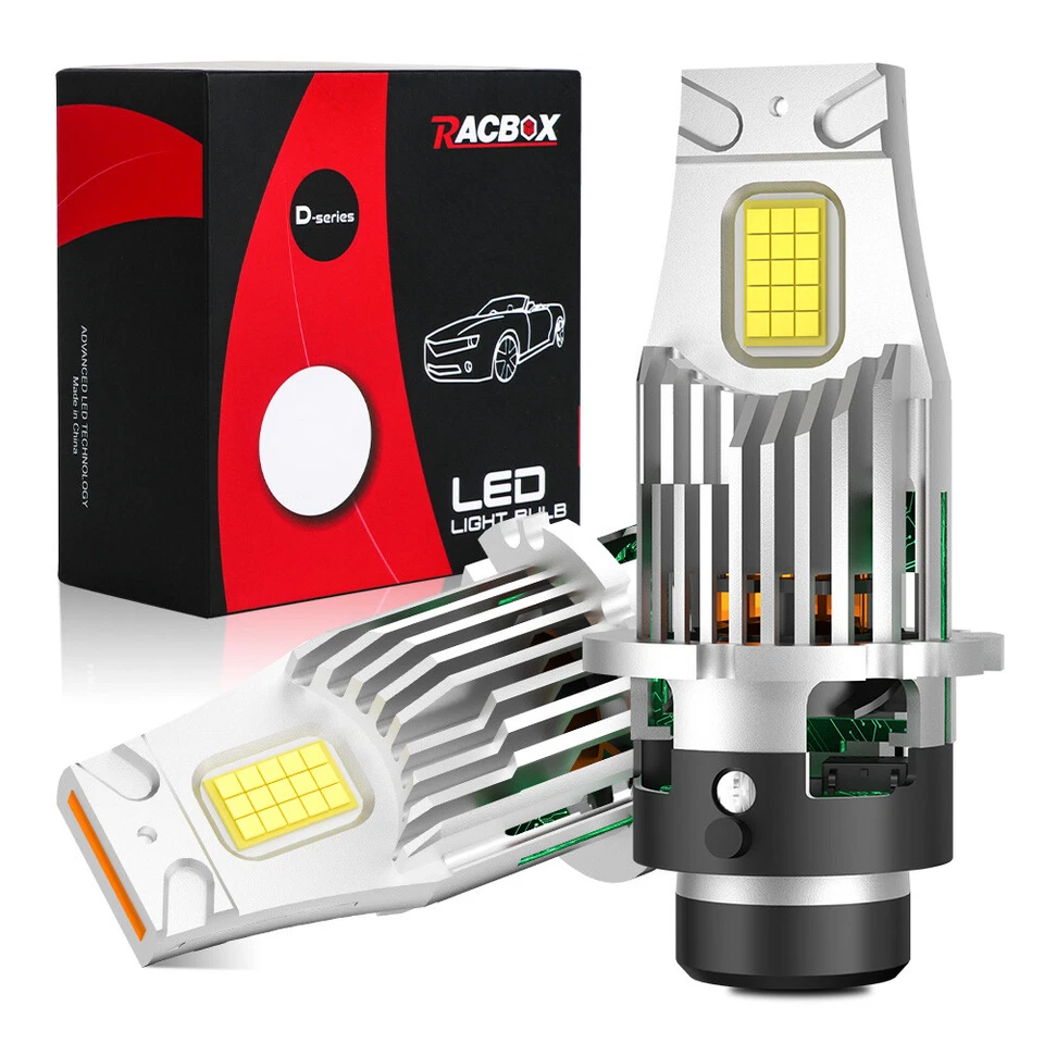 D2S D2R LED Headlight Bulb Replace HID Xenon Super 6500K White Conversion Kit - Image 2 of 4