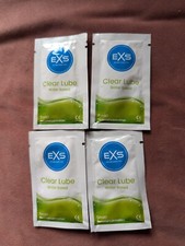 EXS Clear Lube Water Based 4 X 5ml Sachets 