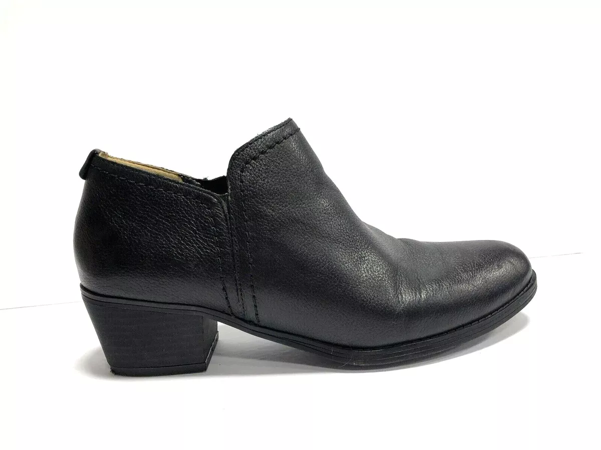 Naturalizer Zarie Womens Bootie Black Leather Size 9.5 M