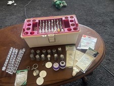 Wilton Cake Decorating Tool Caddy Tray W/accessories, Tips, And Bags READ!!
