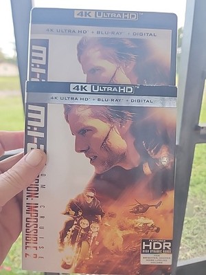 Mission: Impossible 2 (4K Ultra HD, Blu-ray, No Digital, With Slipcover 2000)