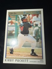 1992 O-Pee-Chee Premier #102 Kirby Puckett Minnesota Twins Baseball Card HOF AG1