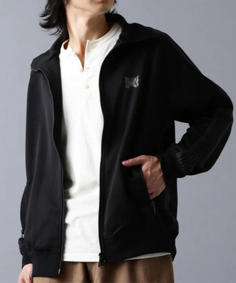 Needles LHP EXCLUSIVE TRACK JACKET POLY SMOOTH Black | eBay