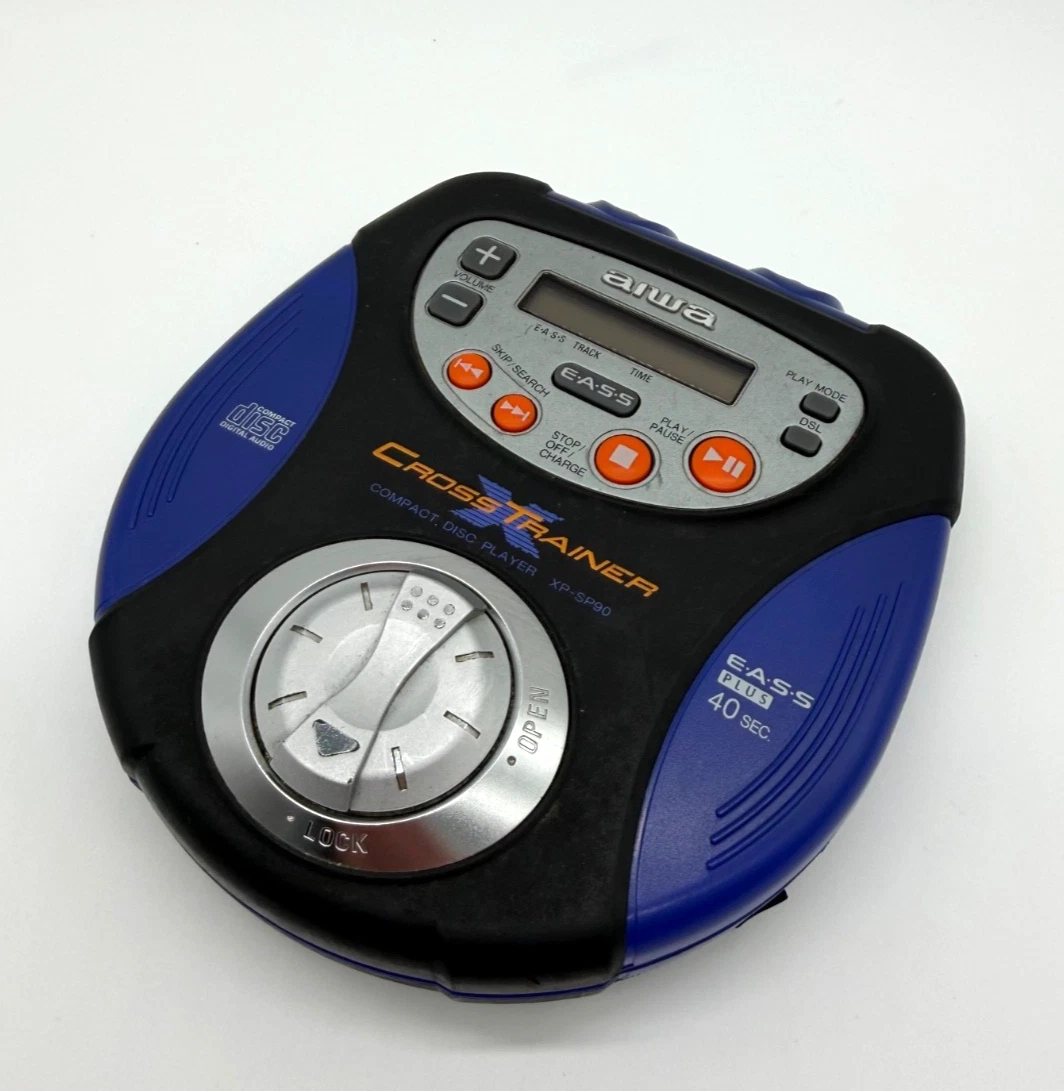 Vintage AIWA Cross Trainer XP-SP90 Personal Portable CD Player