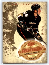 2008-09 Upper Deck Artifacts Rookie #237 Andrew Ebbett Rookie RC 446/999