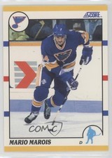 1990-91 Score Rookie & Traded Mario Marois #94T 0da0