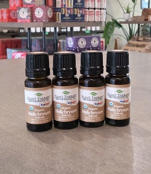 Aceite esencial de terapia vegetal orgánico Helichrysum Italicum 10 ml Foto 2 de 2