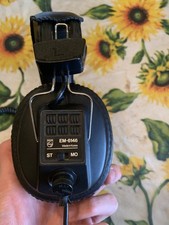 Philips Vintage EM-6146 Dynamische Stereo Kopfhörer Ungetestet - Selten